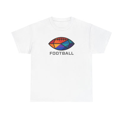 Vibrant Geometric Football T-Shirt