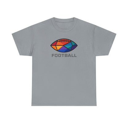 Vibrant Geometric Football T-Shirt