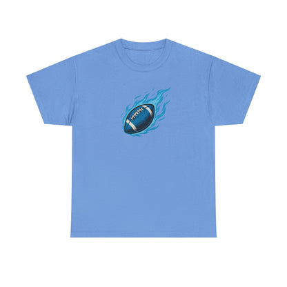Blazing Blue Football Tee