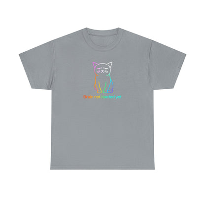 Rainbow Cat: Brain Not Loaded T-Shirt