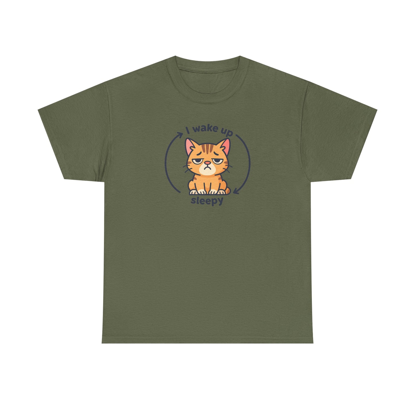 Sleepy Cat Cycle T-Shirt