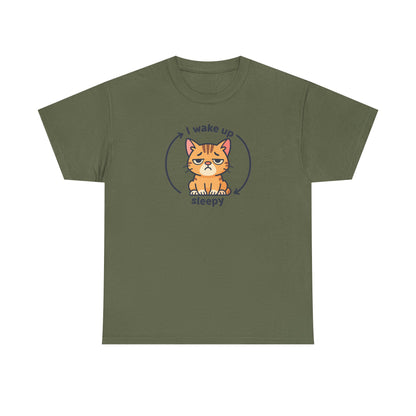 Sleepy Cat Cycle T-Shirt