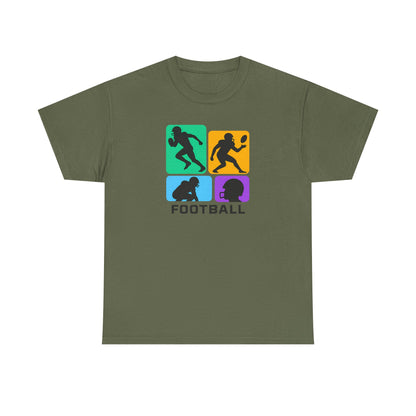 Vibrant Football Action T-Shirt