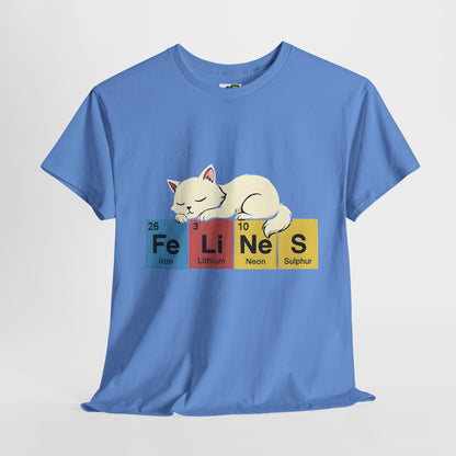 Cat Science Unisex Tee - Cute Feline Periodic Table T-Shirt for Cat Lovers