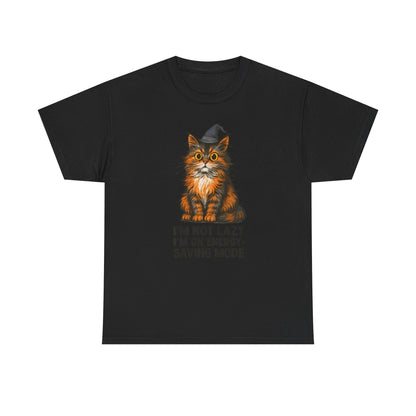 Chill Cat Energy-Saving Mode T-Shirt