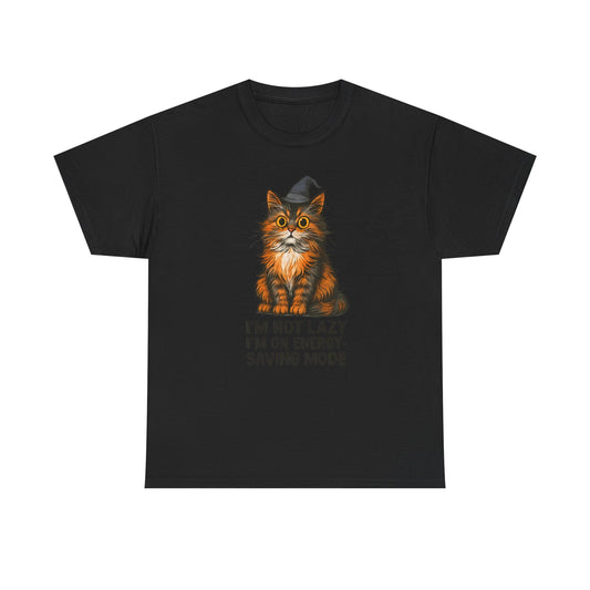 Chill Cat Energy-Saving Mode T-Shirt