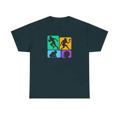Vibrant Football Action T-Shirt