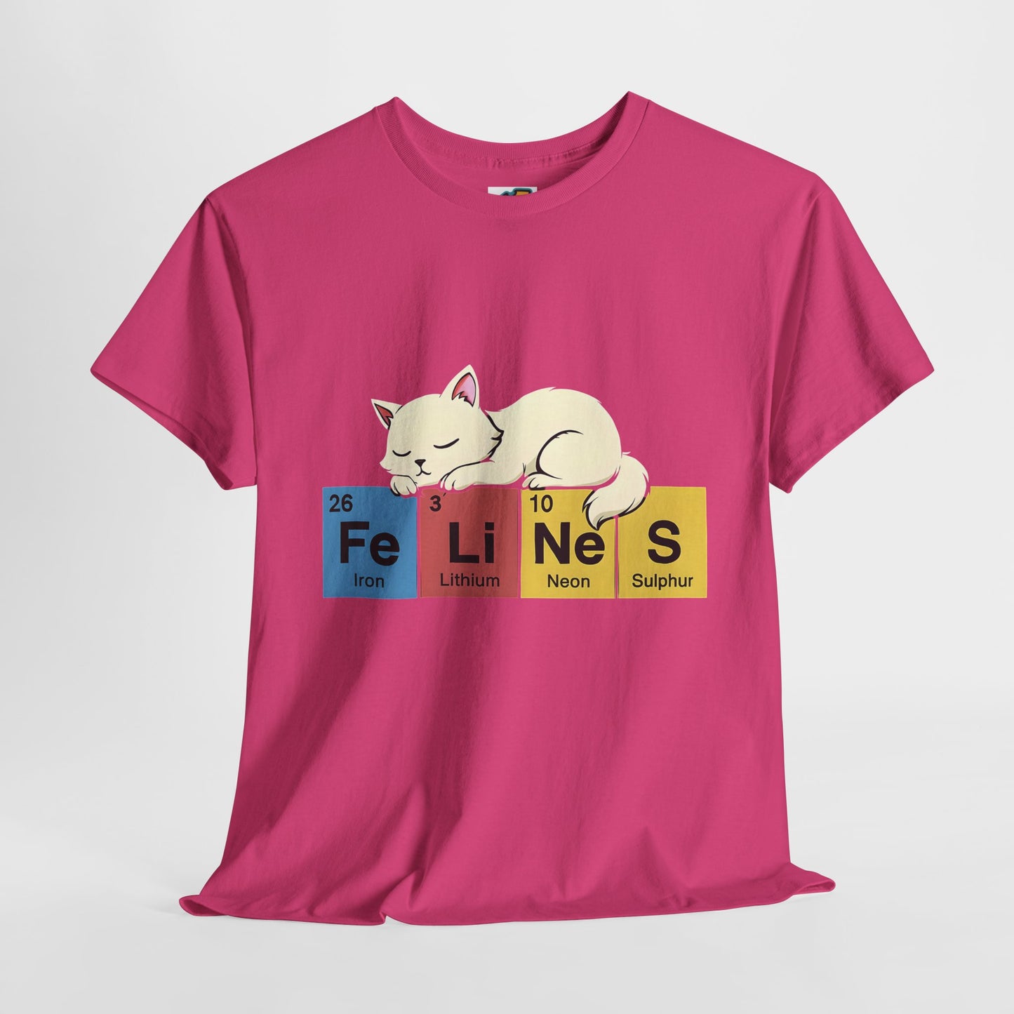 Cat Science Unisex Tee - Cute Feline Periodic Table T-Shirt for Cat Lovers