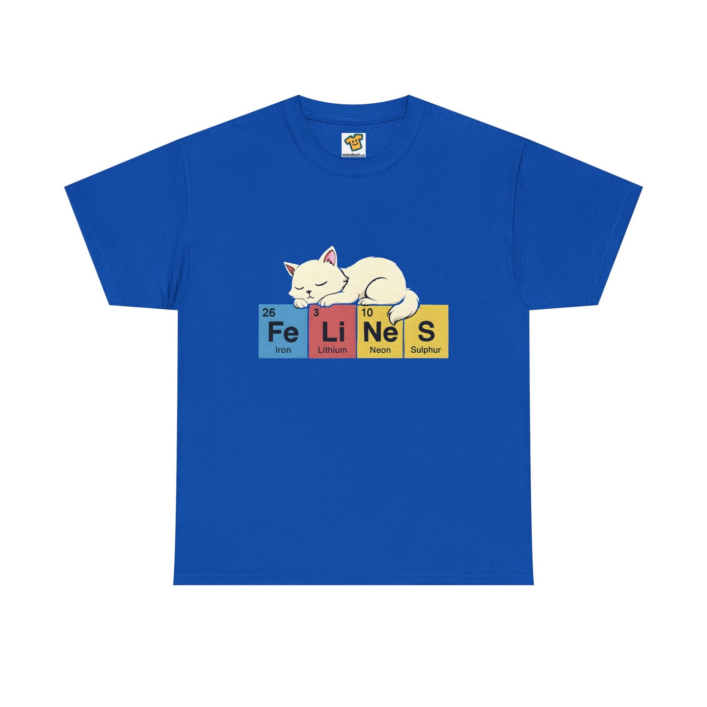 Cat Science Unisex Tee - Cute Feline Periodic Table T-Shirt for Cat Lovers