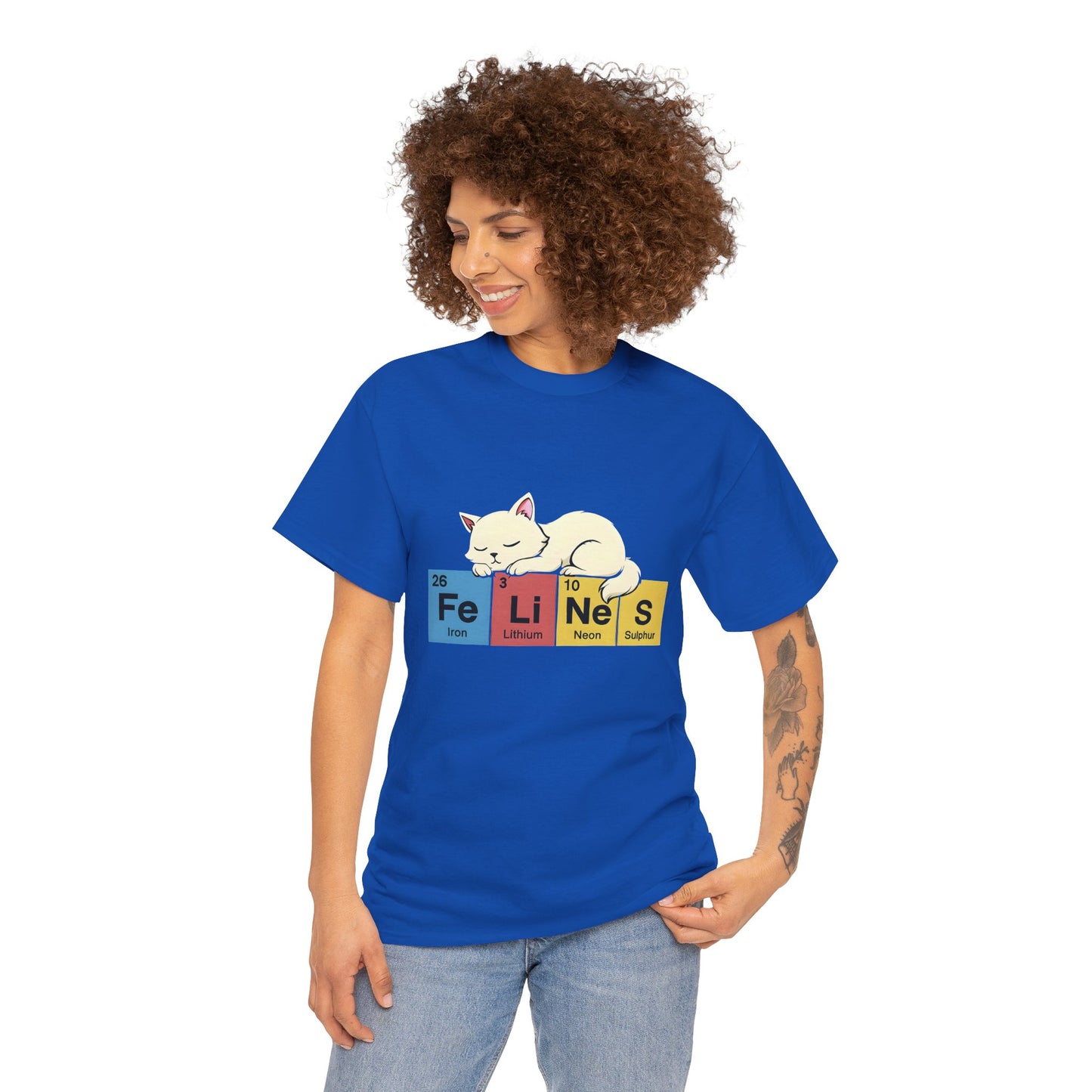 Cat Science Unisex Tee - Cute Feline Periodic Table T-Shirt for Cat Lovers