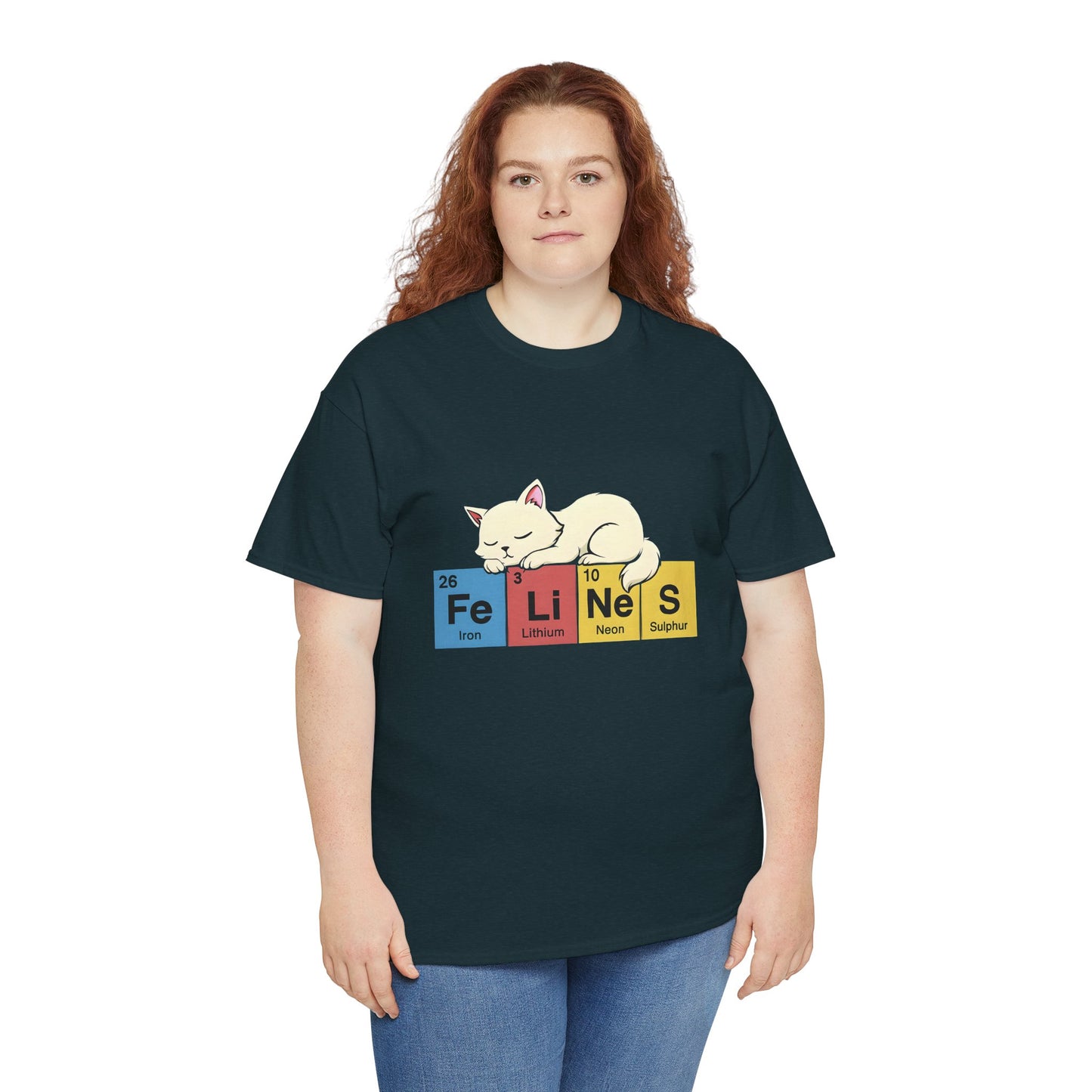 Cat Science Unisex Tee - Cute Feline Periodic Table T-Shirt for Cat Lovers