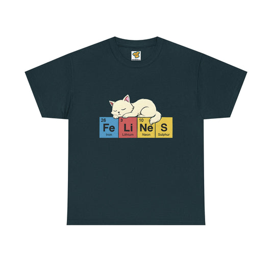 Cat Science Unisex Tee - Cute Feline Periodic Table T-Shirt for Cat Lovers