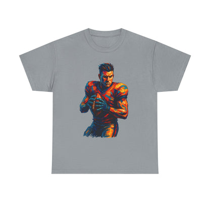 Vibrant Football Warrior T-Shirt