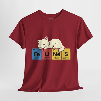 Cat Science Unisex Tee - Cute Feline Periodic Table T-Shirt for Cat Lovers