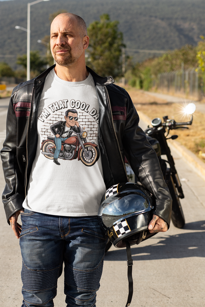 Cool Dad Unisex Tee Shirt - I'm that cool dad design