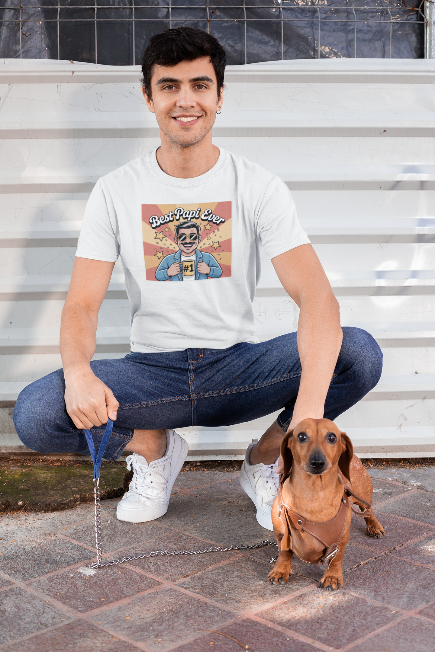 T-Shirt Best papi ever Father's Day Gift