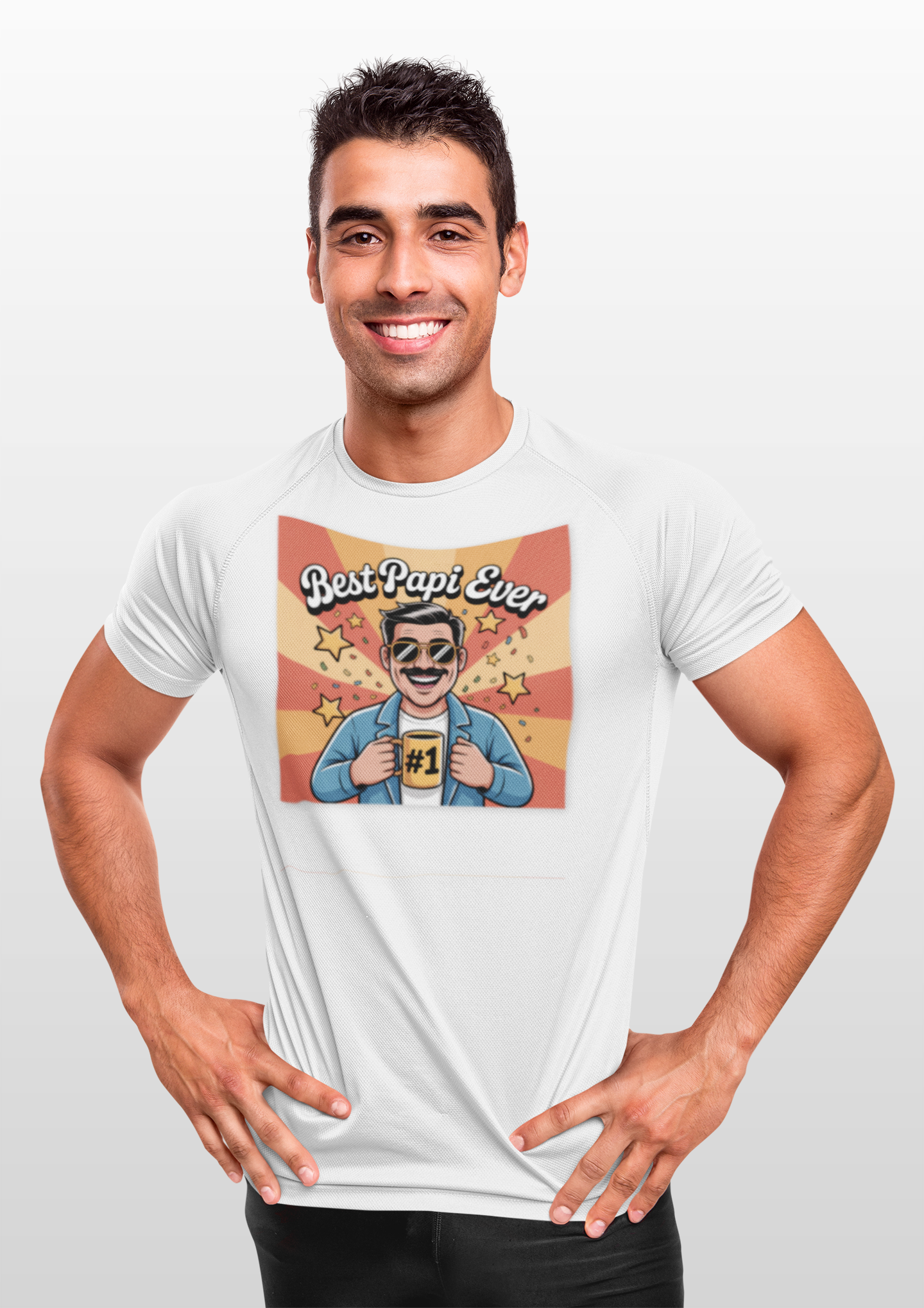 T-Shirt Best papi ever Father's Day Gift