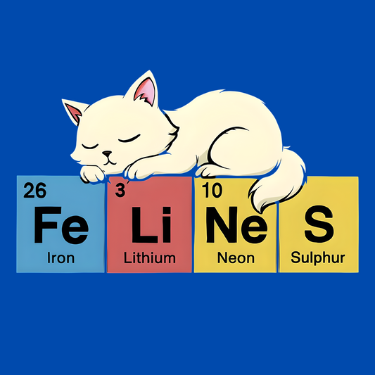 Cat Science Unisex Tee - Cute Feline Periodic Table T-Shirt for Cat Lovers