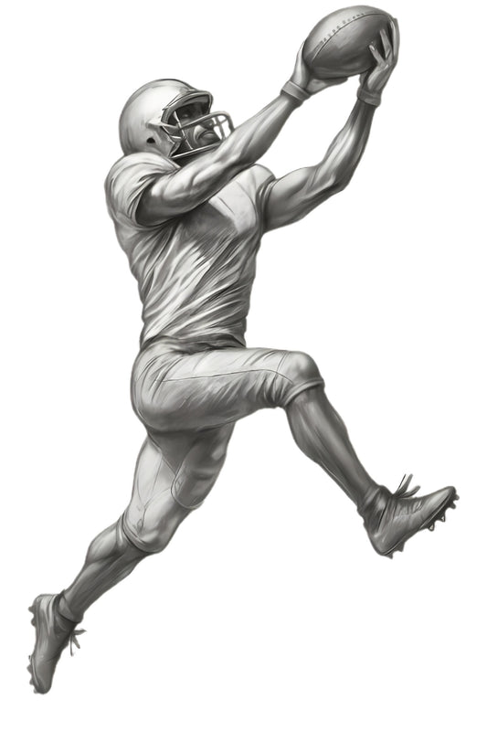 Dynamic Football Catch T-Shirt
