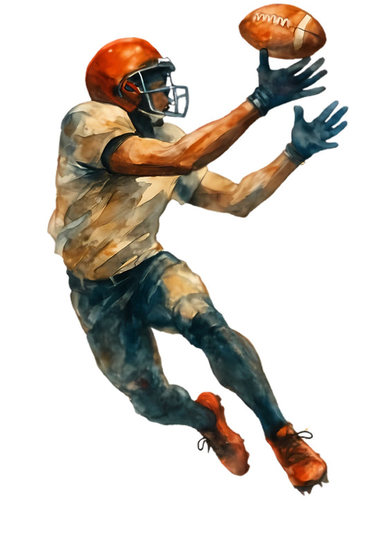 Dynamic Football Catch T-Shirt