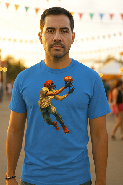 Dynamic Football Catch T-Shirt
