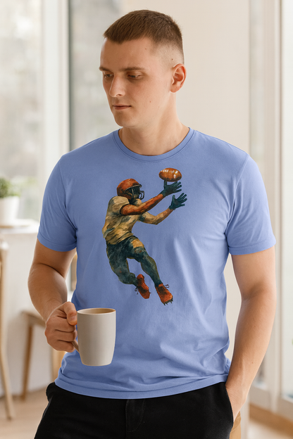 Dynamic Football Catch T-Shirt