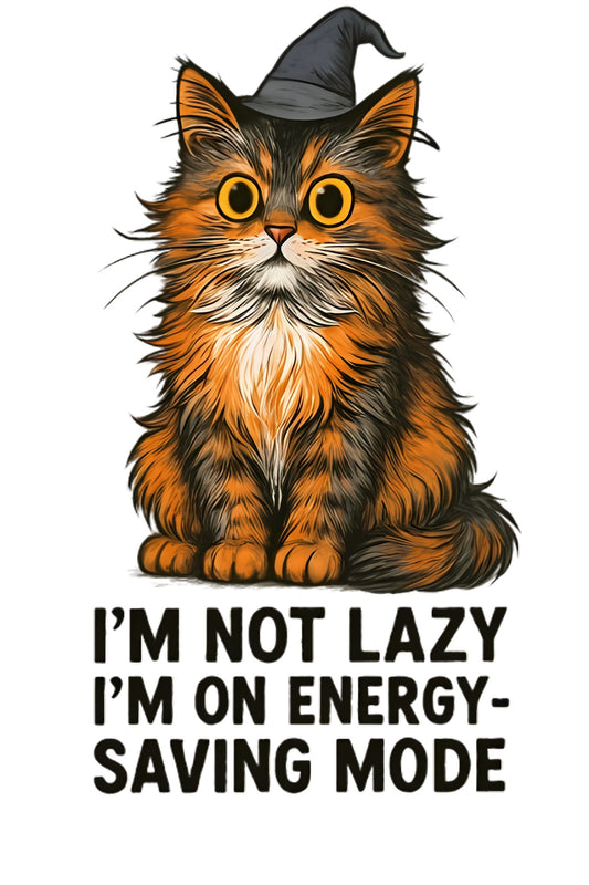 Chill Cat Energy-Saving Mode T-Shirt