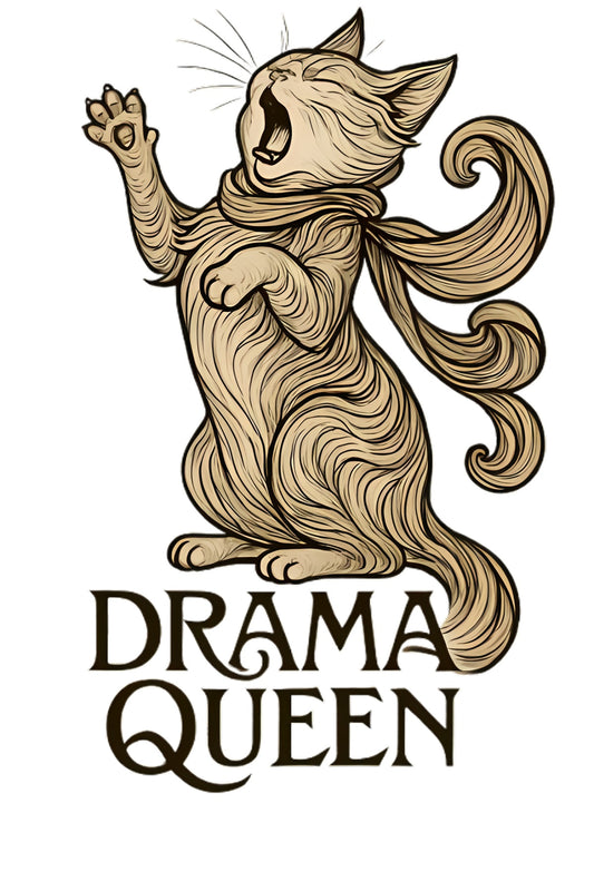 Dramatic Cat Queen T-Shirt