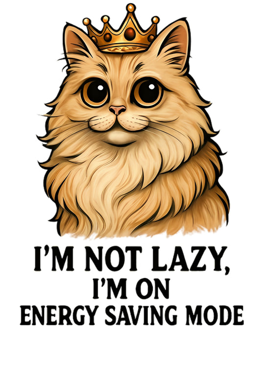 Royal Energy Saving Cat T-Shirt