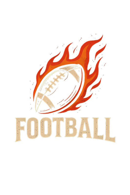 Fiery Football Frenzy T-Shirt
