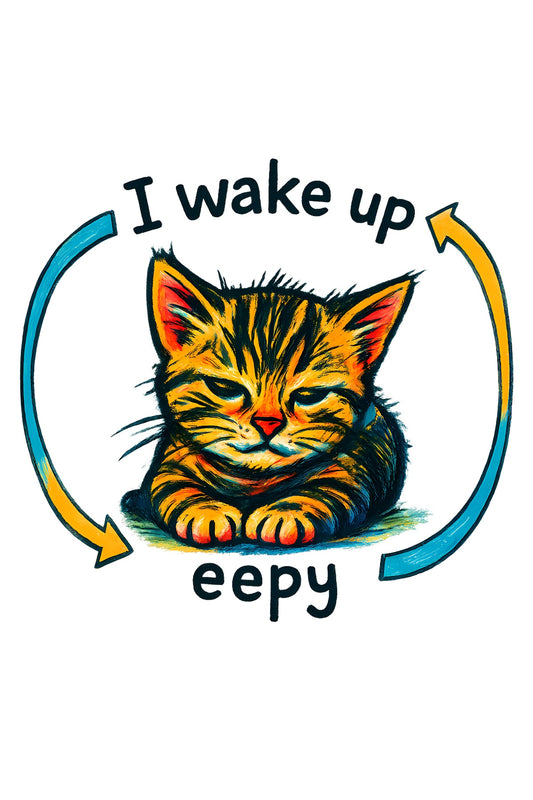 Sleepy Cat Vibes T-shirt