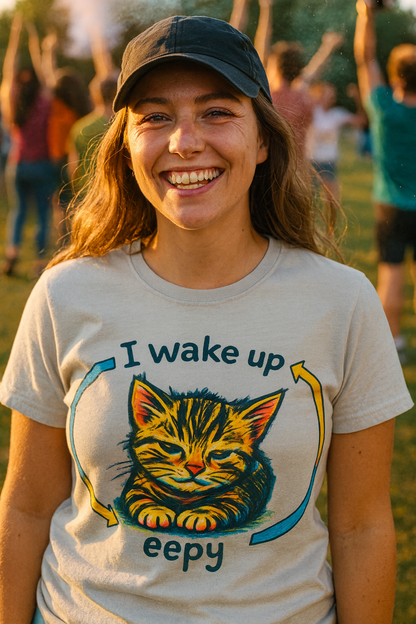 Sleepy Cat Vibes T-shirt