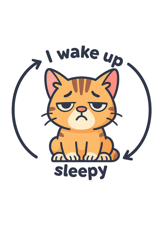 Sleepy Cat Cycle T-Shirt