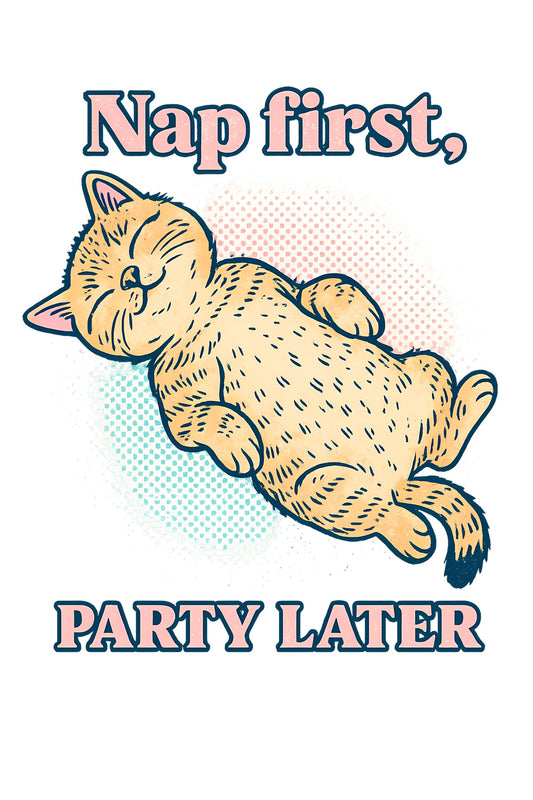 Cat Nap Party T-Shirt