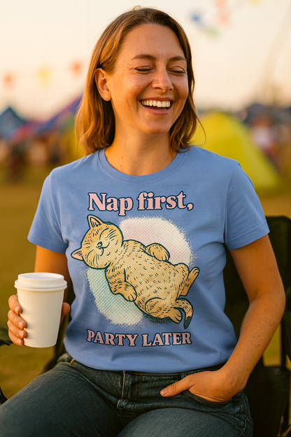 Cat Nap Party T-Shirt