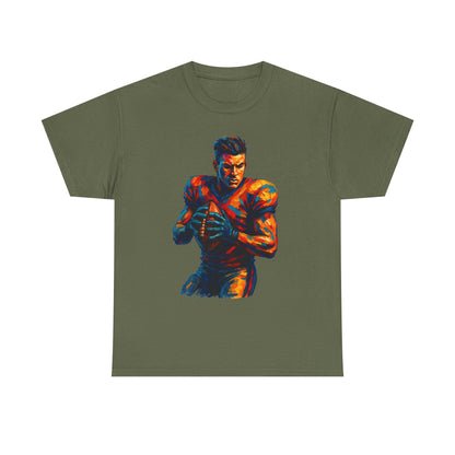 Vibrant Football Warrior T-Shirt