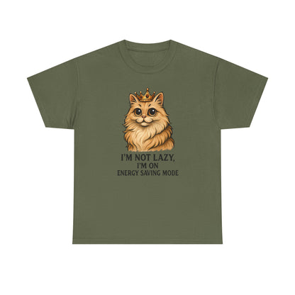 Royal Energy Saving Cat T-Shirt