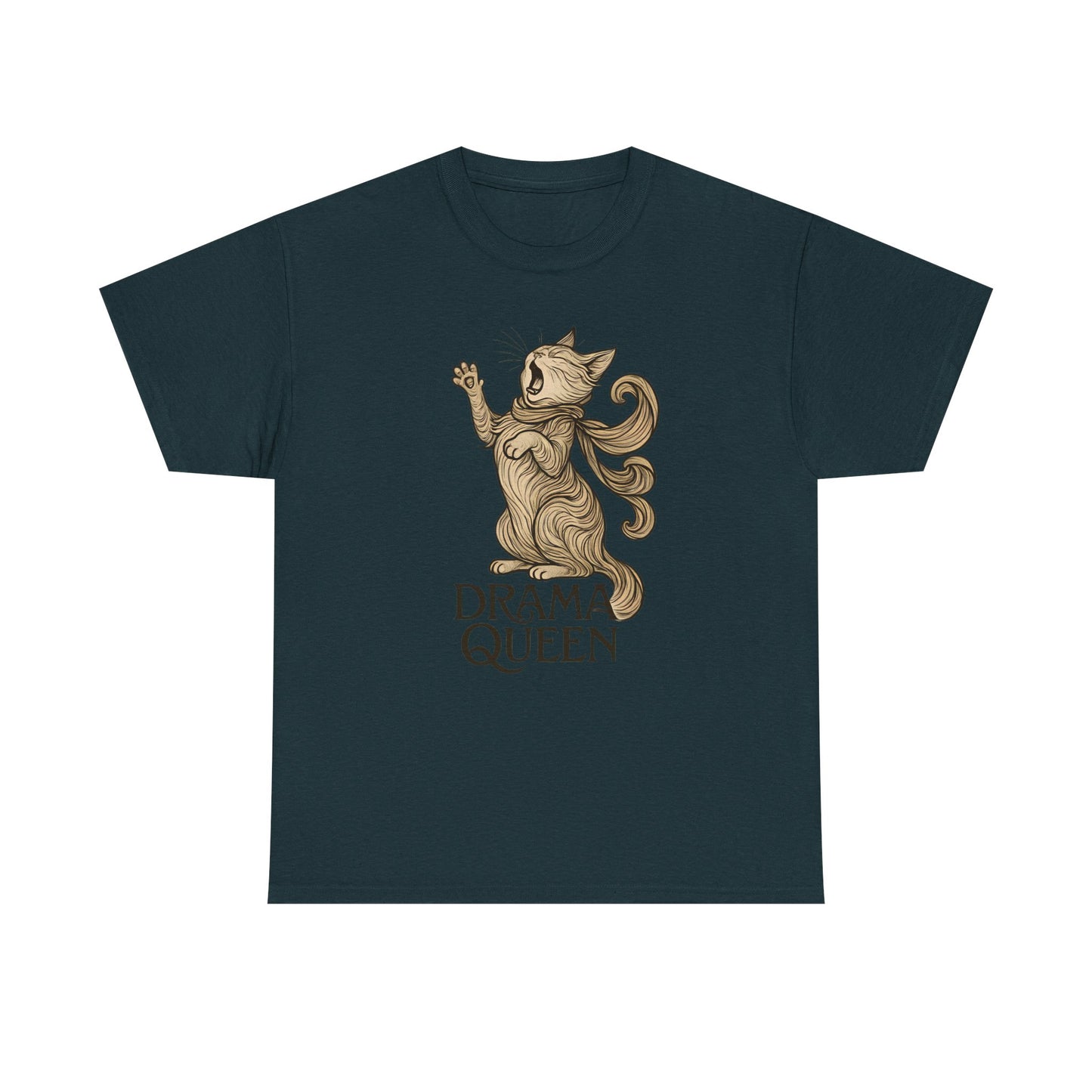Dramatic Cat Queen T-Shirt