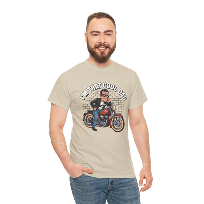 Cool Dad Unisex Tee Shirt - I'm that cool dad design