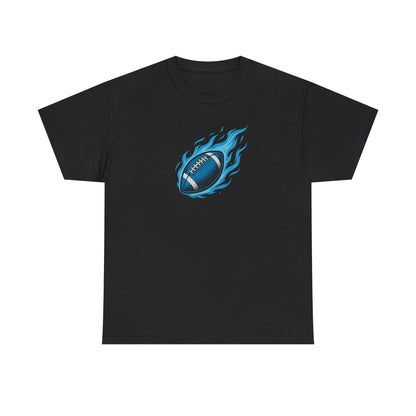 Blazing Blue Football Tee