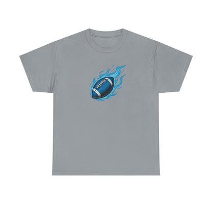 Blazing Blue Football Tee