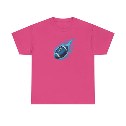Blazing Blue Football Tee