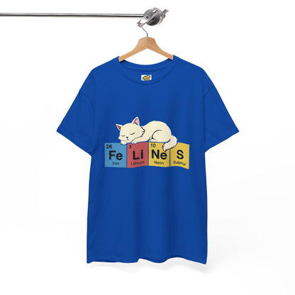 Cat Science Unisex Tee - Cute Feline Periodic Table T-Shirt for Cat Lovers