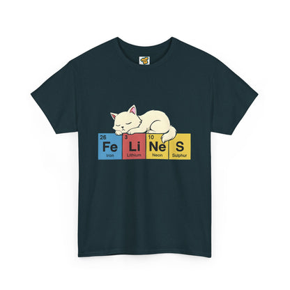 Cat Science Unisex Tee - Cute Feline Periodic Table T-Shirt for Cat Lovers