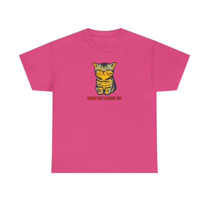 Quirky Cat 'Brain Not Loaded Yet' T-Shirt