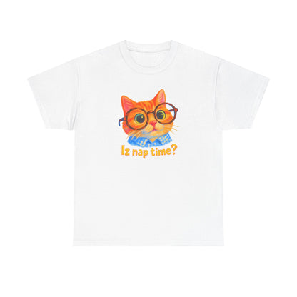 Adorable Cat 'Iz Nap Time?' T-Shirt