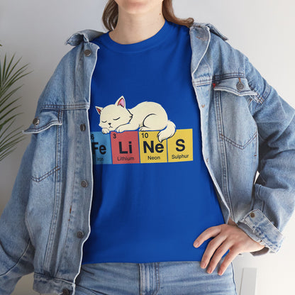 Cat Science Unisex Tee - Cute Feline Periodic Table T-Shirt for Cat Lovers