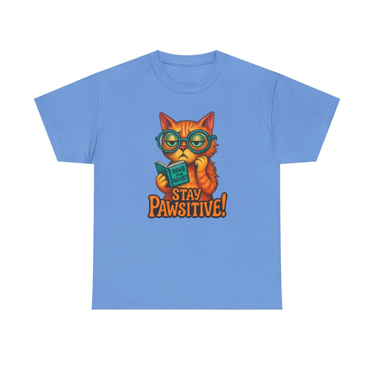 Stay Pawsitive Cat Tee