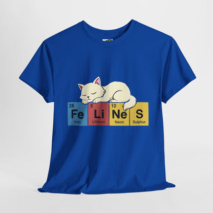 Cat Science Unisex Tee - Cute Feline Periodic Table T-Shirt for Cat Lovers