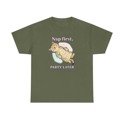 Cat Nap Party T-Shirt